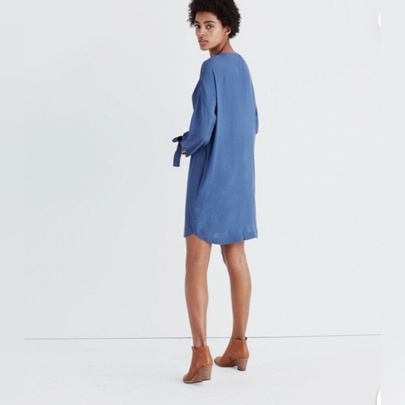🎉HP🎉 Madewell tunic Du Jour in cool blue - Picture 8 of 10